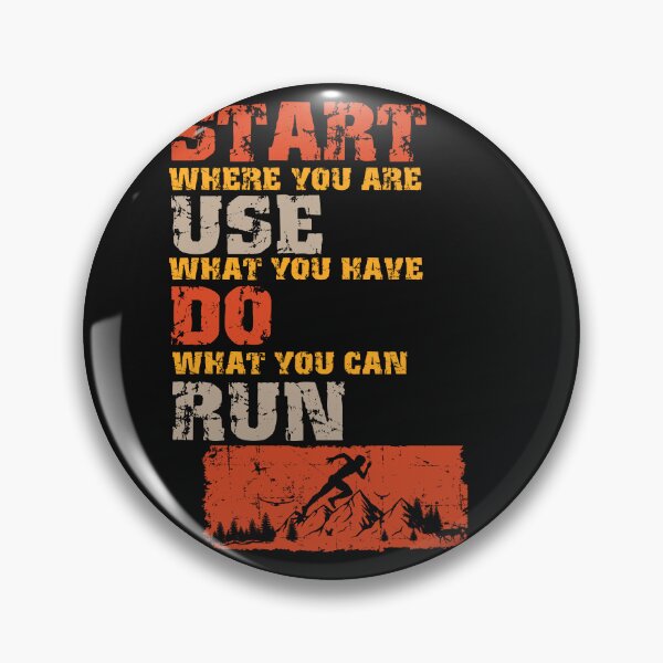 Item preview, Motivational Skyrunning Trail Running quote Start Use Do Run designed and sold by HomeCoquette.
