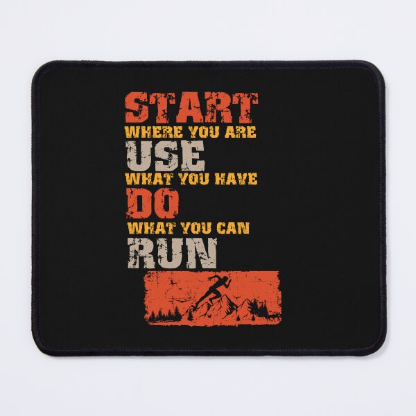 Item preview, Motivational Skyrunning Trail Running quote Start Use Do Run designed and sold by HomeCoquette.