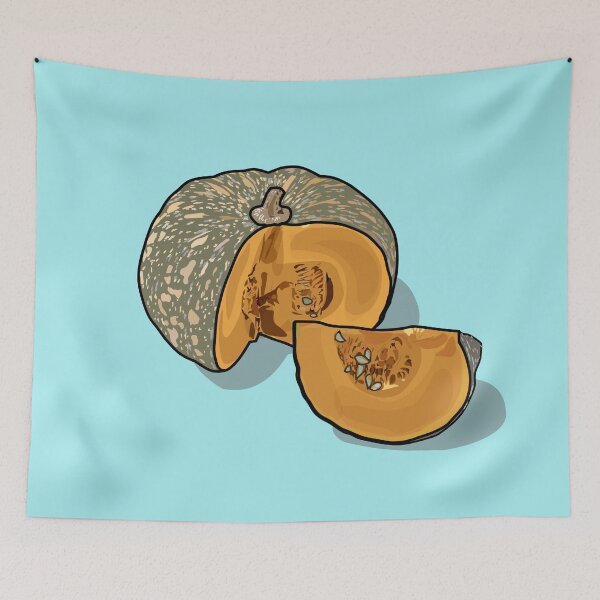 Item preview, Pumpkin cartoon illustration designed and sold by Misscartoon.