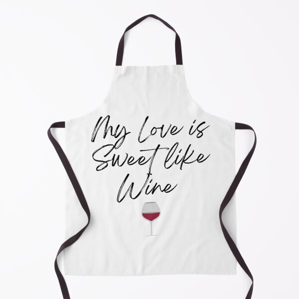 Item preview, My Love is Sweet Like Wine - Red Wine Glass designed and sold by SMillustrations.