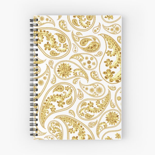 Item preview, Gold White Teardrop pattern In Golden Style designed and sold by Patternawy.