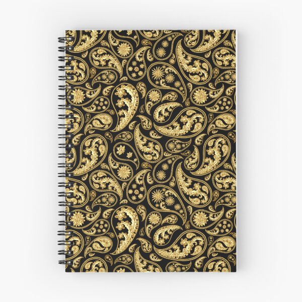 Item preview, Black Gold Teardrop pattern In Golden Style designed and sold by Patternawy.