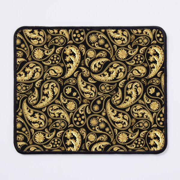 Item preview, Black Gold Teardrop pattern In Golden Style designed and sold by Patternawy.