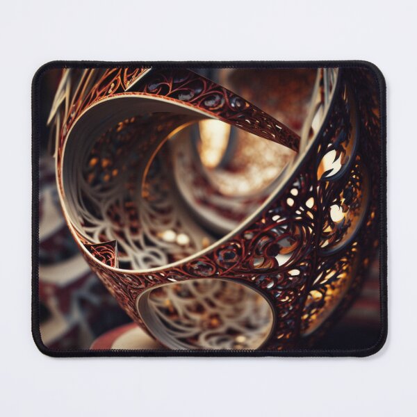 Item preview, "Exploring the Contrasting Elements in Abstract Art: Red Crystal, Snow, and Fire Abstraction" designed and sold by DaniFantasy.