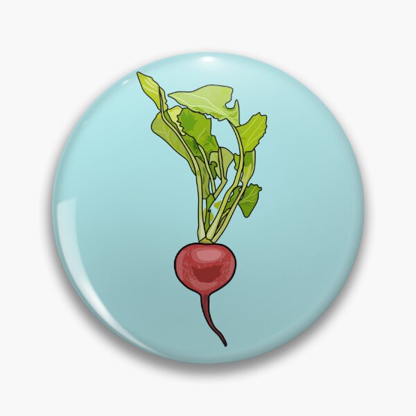 Item preview, Radish cartoon illustration designed and sold by Misscartoon.