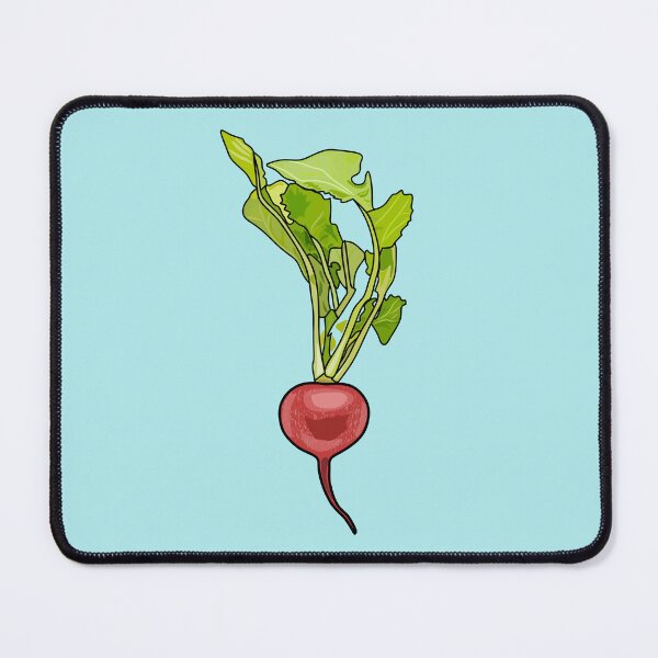 Item preview, Radish cartoon illustration designed and sold by Misscartoon.