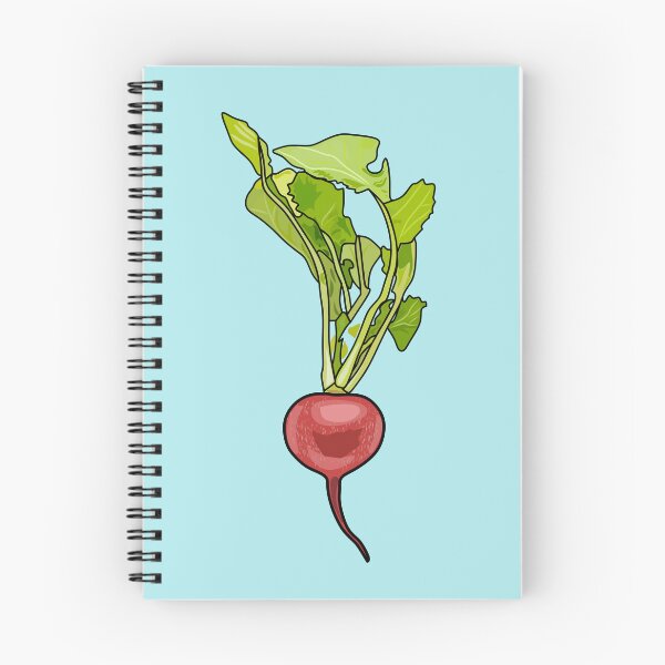 Item preview, Radish cartoon illustration designed and sold by Misscartoon.