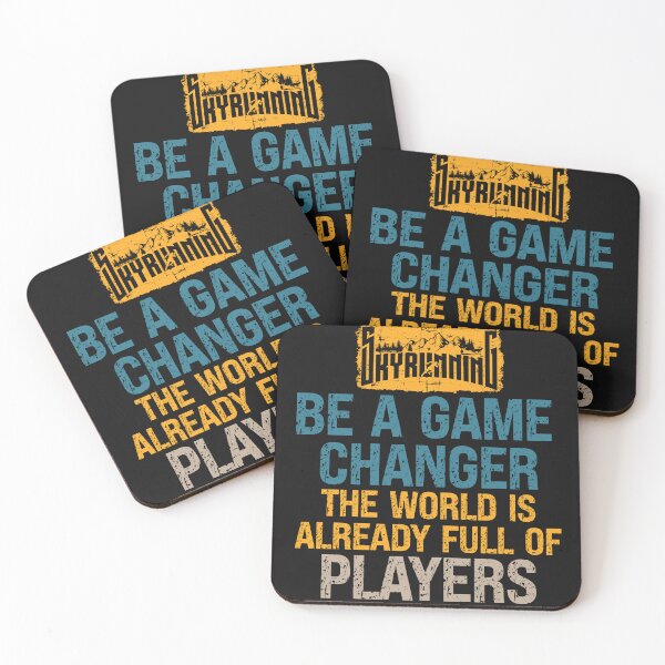 Item preview, Motivational Skyrunning Trail Running quote Be a game changer designed and sold by HomeCoquette.