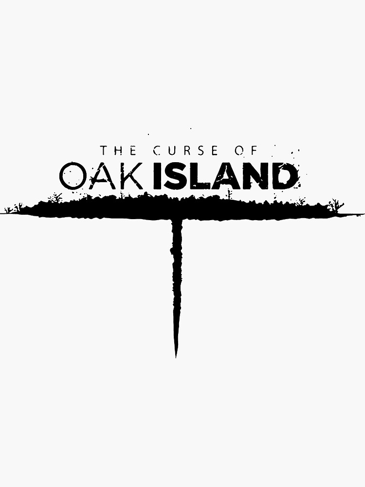 "oak island" Sticker for Sale by whilas Redbubble
