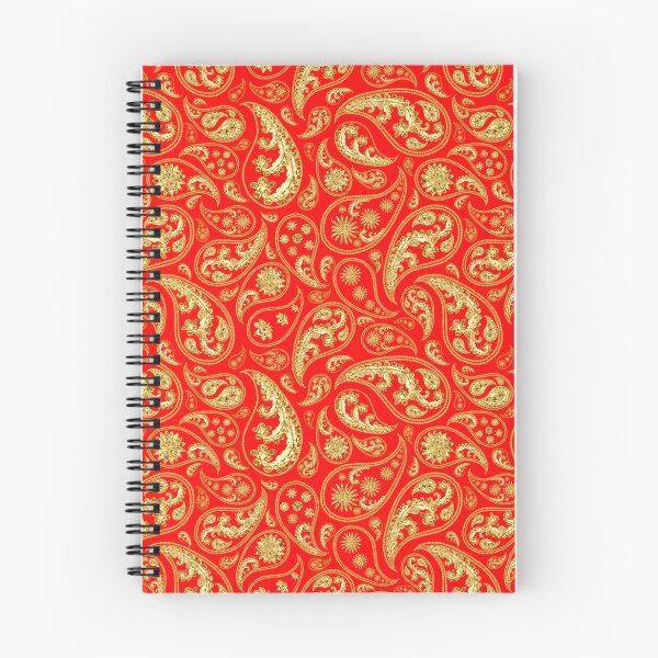 Item preview, Red Gold Teardrop pattern In Golden Style designed and sold by Patternawy.
