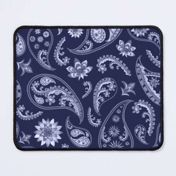 Item preview, White Blue Teardrop Pattern designed and sold by Patternawy.