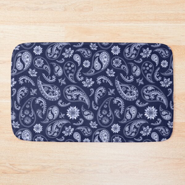 Item preview, White Blue Teardrop Pattern designed and sold by Patternawy.