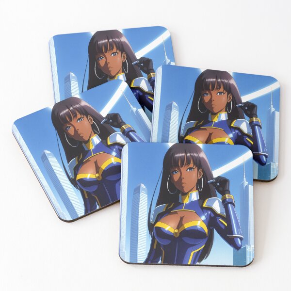 Item preview, Blue Angel | Black Anime Girl designed and sold by blackanimemecca.