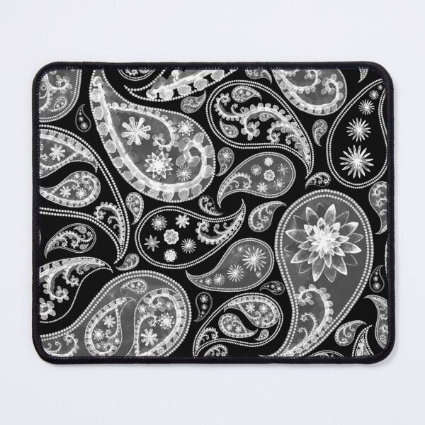 Item preview, Black White Teardrop Pattern designed and sold by Patternawy.