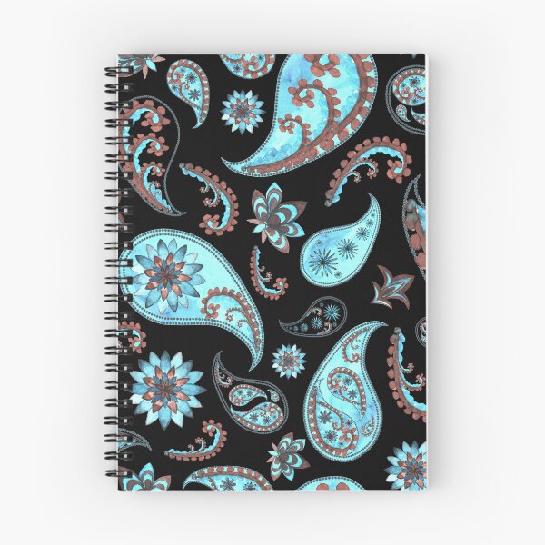 Item preview, Black Cyan Blue Teardrop Pattern designed and sold by Patternawy.