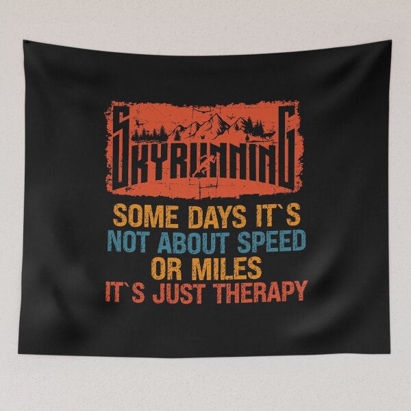 Item preview, Motivational Skyrunning Trail Running its just therapy designed and sold by HomeCoquette.