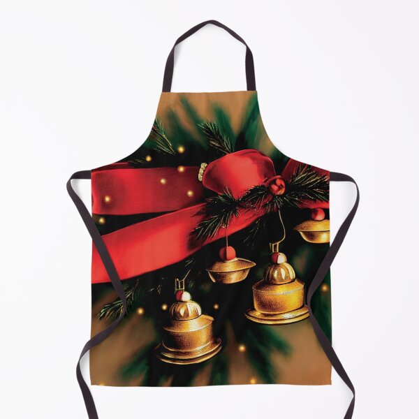 Item preview, a painting of bells and a red ribbon designed and sold by DesignAtYO.