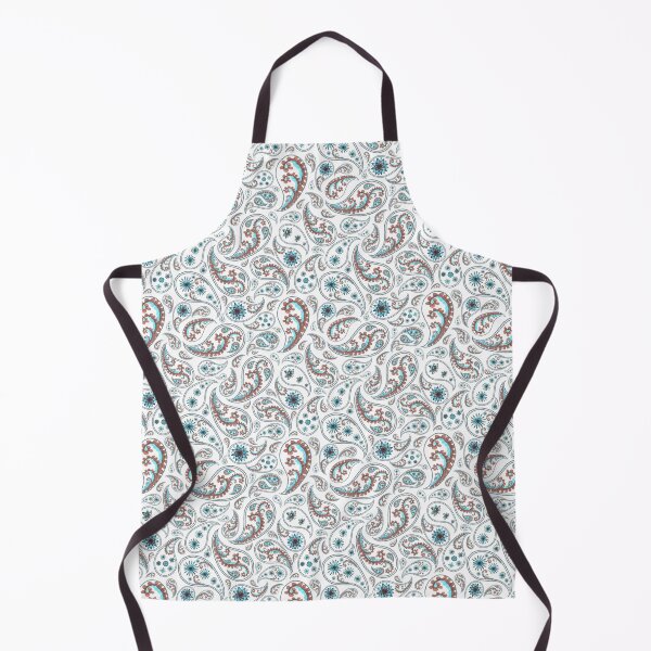 Item preview, White Cyan Teardrop Pattern designed and sold by Patternawy.