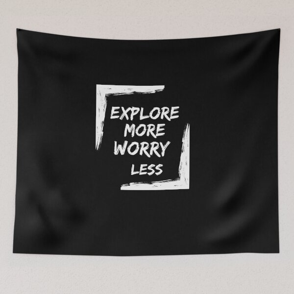 Item preview, explore more worry less  designed and sold by hamooood.