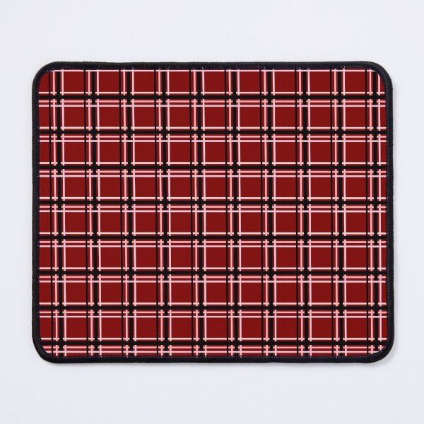 Item preview, Black and Pink Lines Symmetry Checked Square Geometric Red Pattern designed and sold by Moyanana.