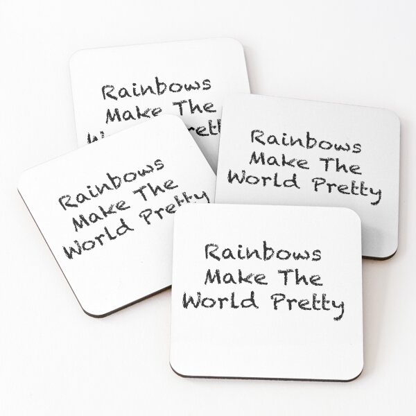 Item preview, Rainbows Make The World Pretty designed and sold by RadikalChikken.