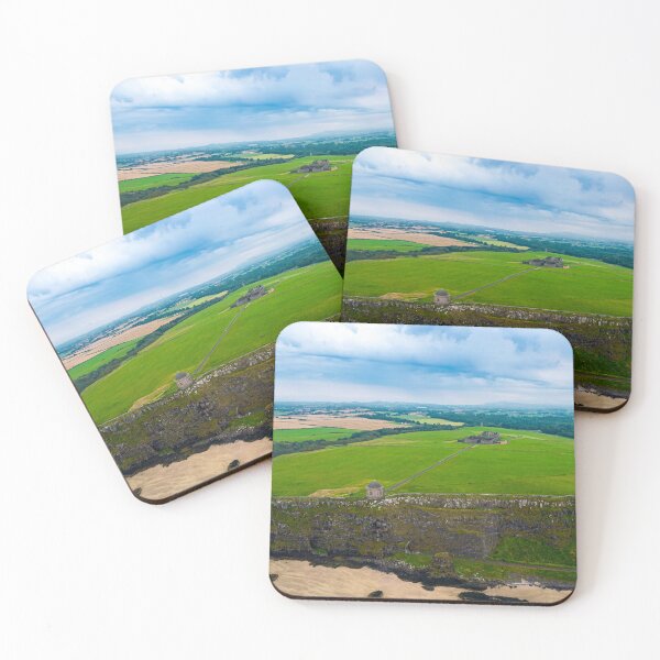 Item preview, Aerial view Downhill House and Mussenden Temple. Castlerock, Northern Ireland designed and sold by PetroliniVideo.