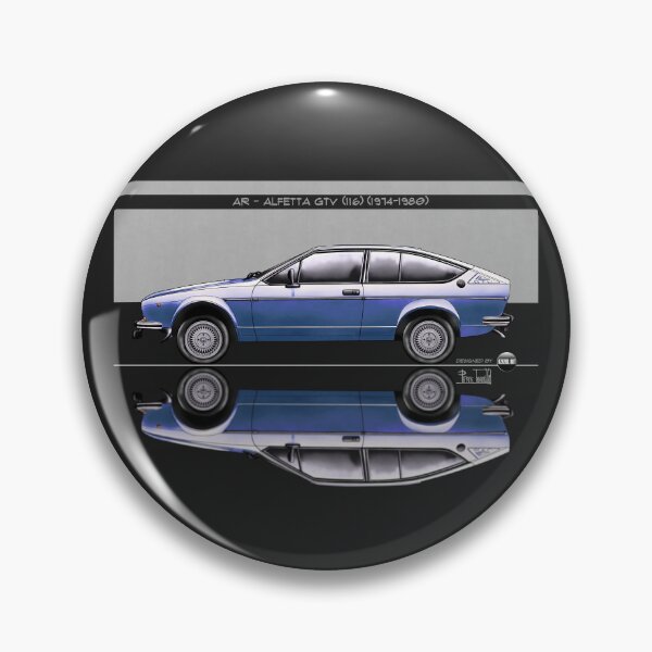 Item preview, Azaziel Original Series - Drawing of AR - Alfetta Gtv (116) in Blu Pervinca designed and sold by Azaziel.