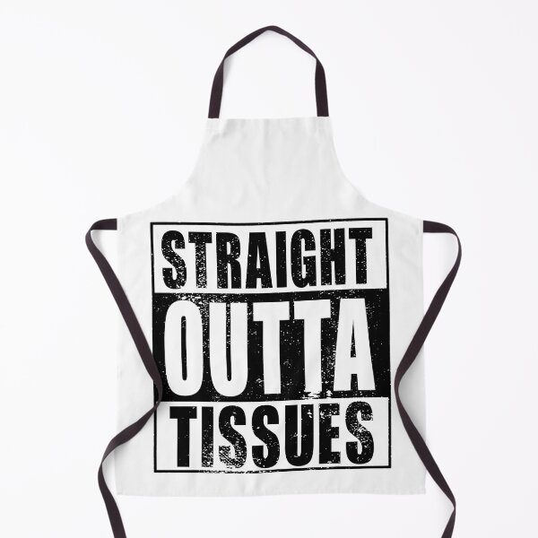 Artikelvorschau, Straight Outta Tissues (schwarz) entworfen und verkauft von SolidEarthArt.