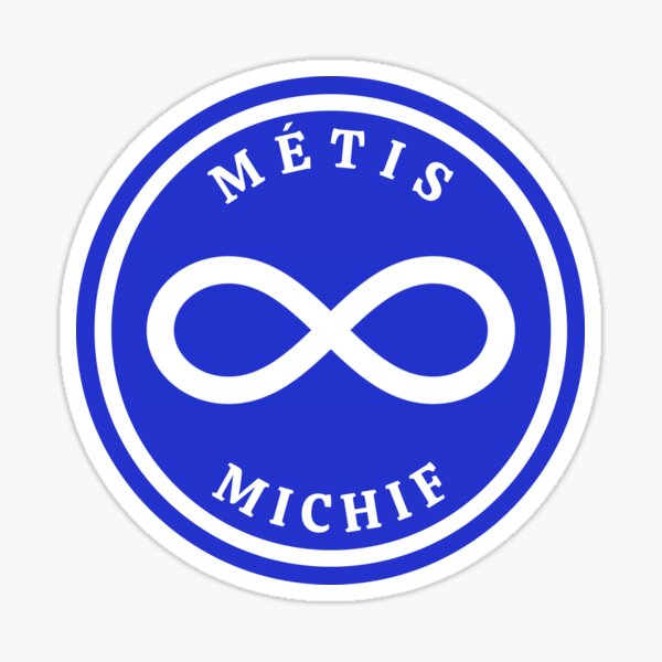 Item preview, Métis People Blue Flag designed and sold by Fed Sher.