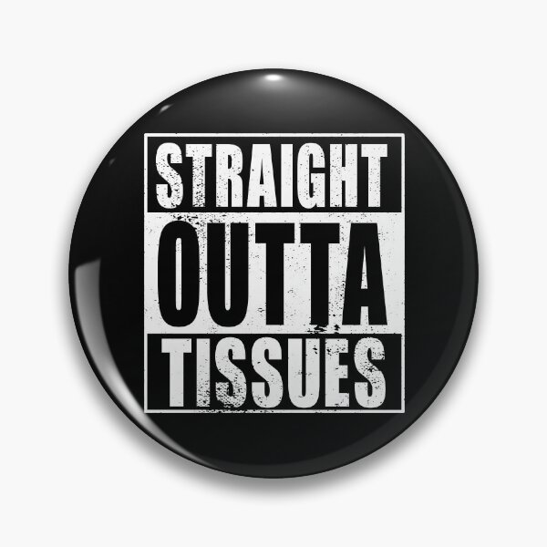 Item preview, Straight Outta Tissues (white) designed and sold by SolidEarthArt.