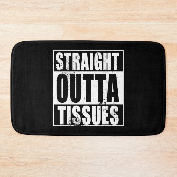 Artikelvorschau, Straight Outta Tissues (weiß) entworfen und verkauft von SolidEarthArt.