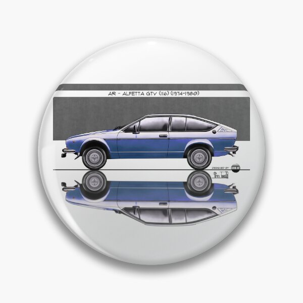 Item preview, Azaziel Original Series - Drawing of AR - Alfetta Gtv (116) in Blu Pervinca designed and sold by Azaziel.