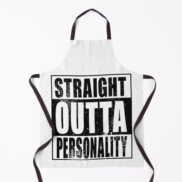 Item preview, Straight Outta Personality (black) designed and sold by SolidEarthArt.