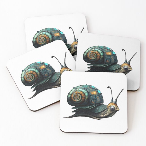 Item preview, Earl the Cyberpunk Snail designed and sold by Deedy  Studio.