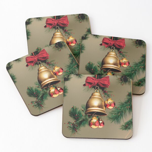 Item preview, a golden bell hanging from a christmas tree designed and sold by DesignAtYO.