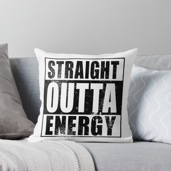 Item preview, Straight Outta Energy (negro) designed and sold by SolidEarthArt.
