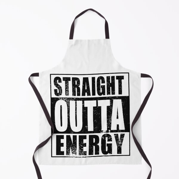 Item preview, Straight Outta Energy (negro) designed and sold by SolidEarthArt.