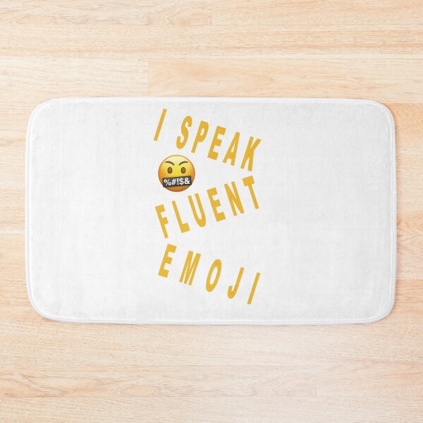 Item preview, i speak fluent emoji designed and sold by muta1993.