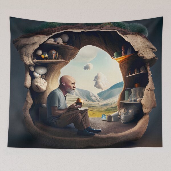 Item preview, Peace and quiet cave designed and sold by Miguelamarte.