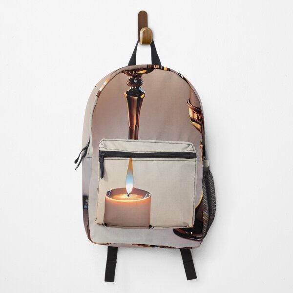 Item preview, a group of three lit candles sitting on top of a table designed and sold by DesignAtYO.