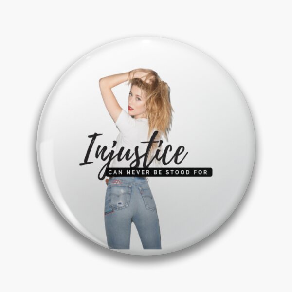 Item preview, Amber Heard  Injustice can never be stood for designed and sold by EarleneParisian.