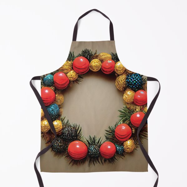 Aperçu de l'œuvre a christmas wreath made of pine cones and balls créée et vendue par DesignAtYO.
