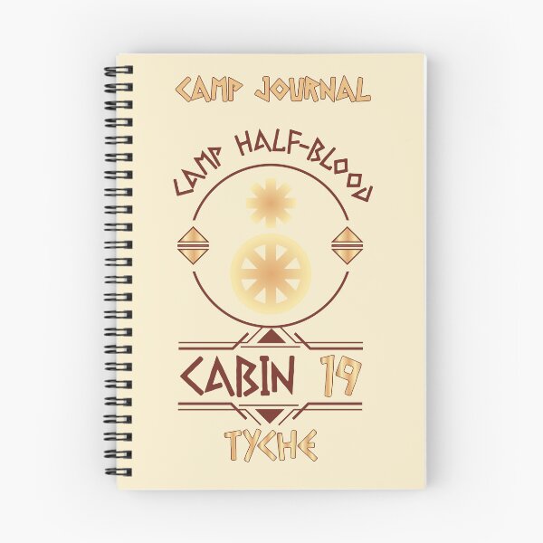 Item preview, Camp Journal for members of Cabin #19 in Camp Half-Blood, Child of Tyche – Percy Jackson-inspired design  designed and sold by photonxt.
