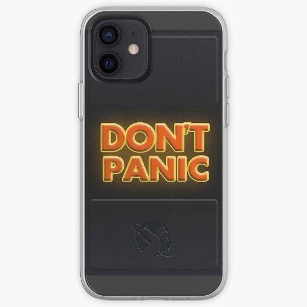 Don't Panic- HHGG iPhone Soft Case