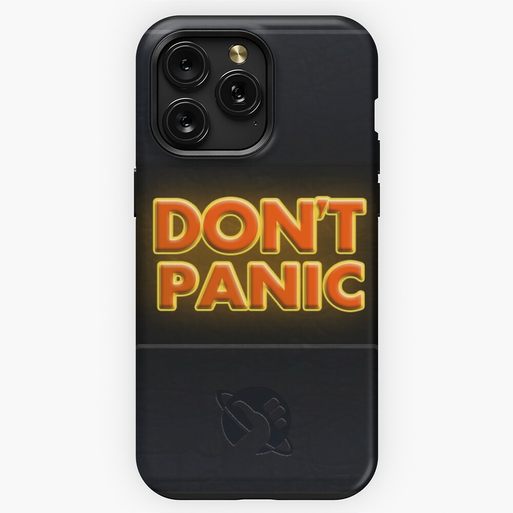 Don't Panic- HHGG iPhone Case for Sale by doomBotKV