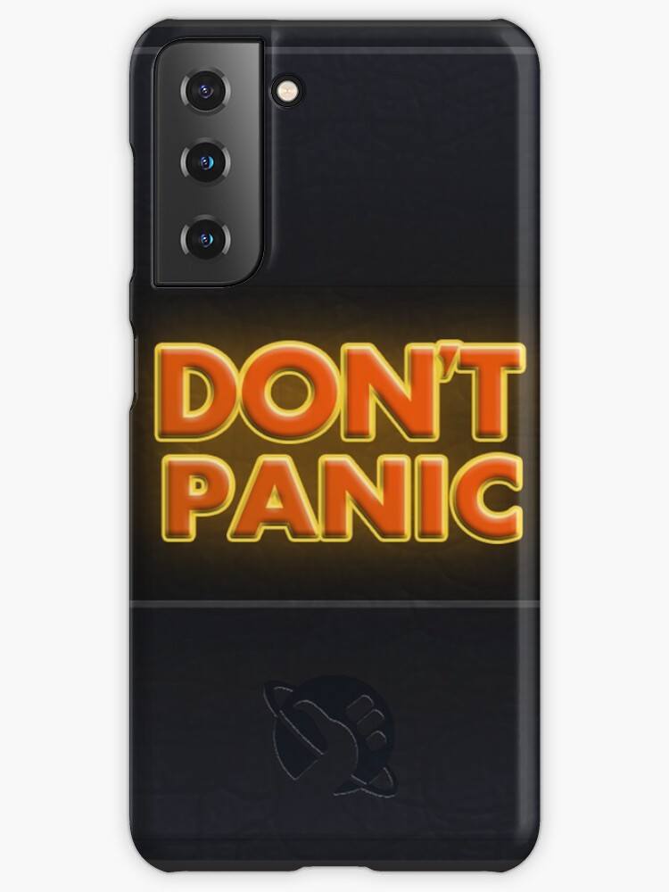 Don't Panic- HHGG Samsung Galaxy Phone Case for Sale by doomBotKV