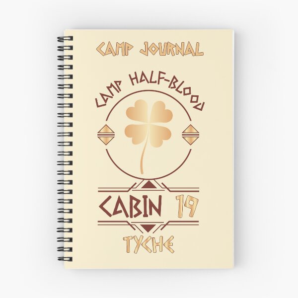 Item preview, Camp Journal for members of Cabin #19 in Camp Half-Blood, Child of Tyche – Percy Jackson-inspired design  designed and sold by photonxt.