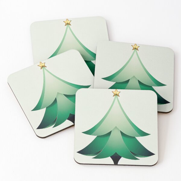 Item preview, a green christmas tree with a star on top designed and sold by DesignAtYO.
