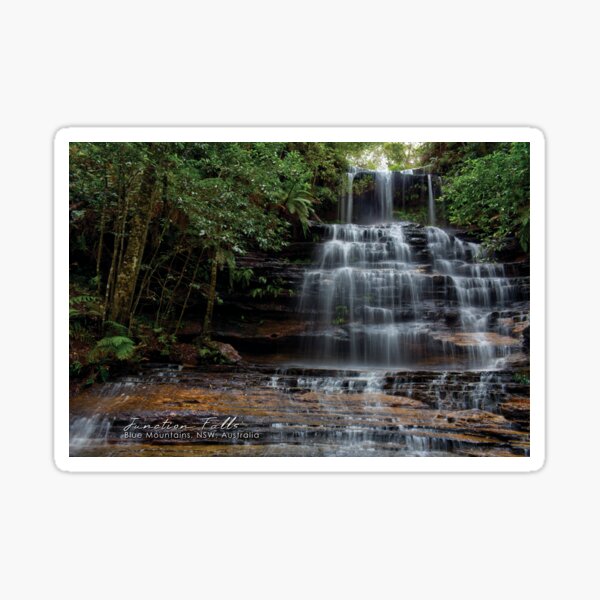 Item preview, Junction Falls, Blue Mountains, NSW, Australia designed and sold by Adventure-Stuff.