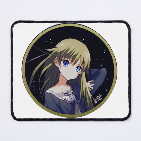 Item preview, Golden-haired Anime Beauty : Ayara Kikuchi Sticker designed and sold by IdyayaouART.